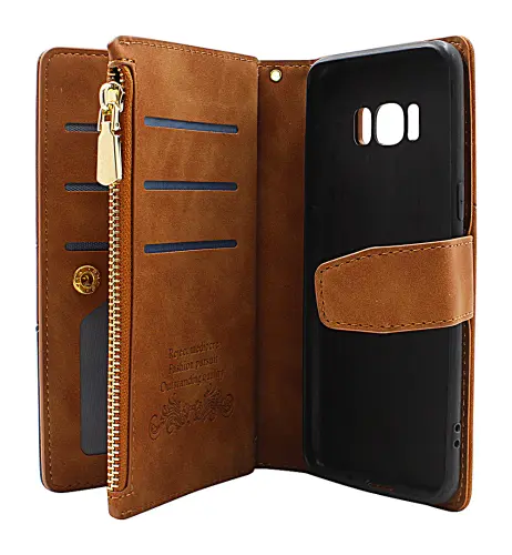 billigamobilskydd.se XL Standcase Luksuskotelo puhelimeen Samsung Galaxy S8 (G950F)