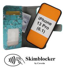 Coverin Skimblocker Design Magneettilompakko iPhone 13 Pro (6.1)