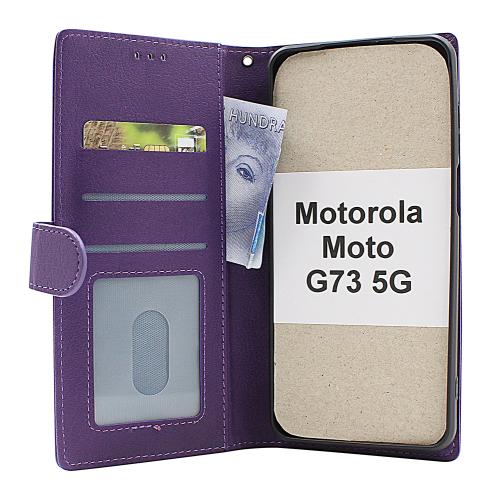billigamobilskydd.se Zipper Standcase Wallet Motorola Moto G73 5G