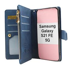 billigamobilskydd.se XL Standcase Luksuskotelo puhelimeen Samsung Galaxy S21 FE 5G (SM-G990B)