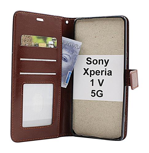billigamobilskydd.se Crazy Horse Lompakko Sony Xperia 1 V 5G (XQ-DQ72)