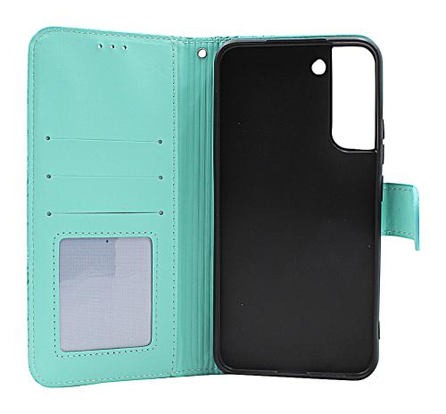 billigamobilskydd.se Flower Standcase Wallet Samsung Galaxy S22 Plus 5G (SM-S906B/DS)
