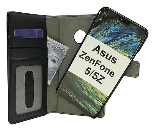 Coverin Skimblocker Magneettilompakko Asus ZenFone 5Z (ZS620KL)