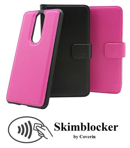 Coverin Skimblocker Magneettikotelo Nokia 5.1 Plus