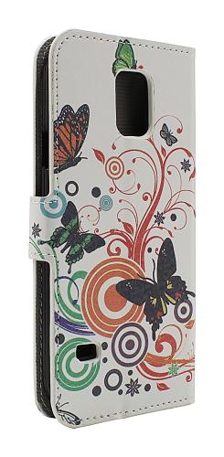 billigamobilskydd.se Jalusta Lompakkokotelo Samsung Galaxy S5 / S5 Neo (G900F / G903F)