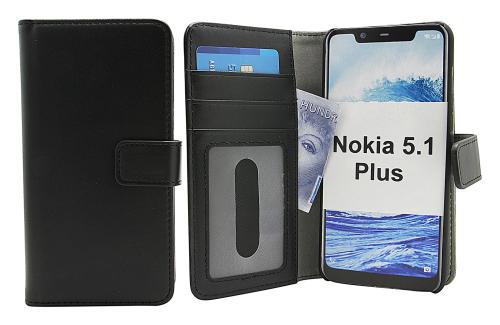 Coverin Skimblocker Magneettikotelo Nokia 5.1 Plus