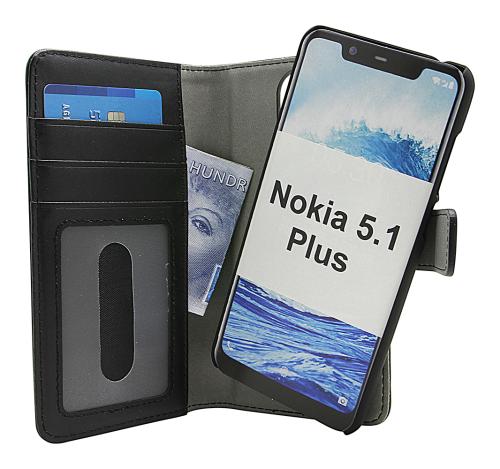 Coverin Skimblocker Magneettikotelo Nokia 5.1 Plus