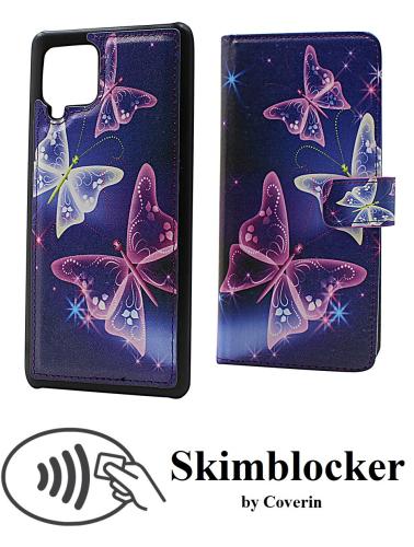 Coverin Skimblocker Design Magneettilompakko Samsung Galaxy A42 5G