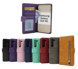 billigamobilskydd.se Zipper Standcase Wallet Samsung Galaxy S23 5G