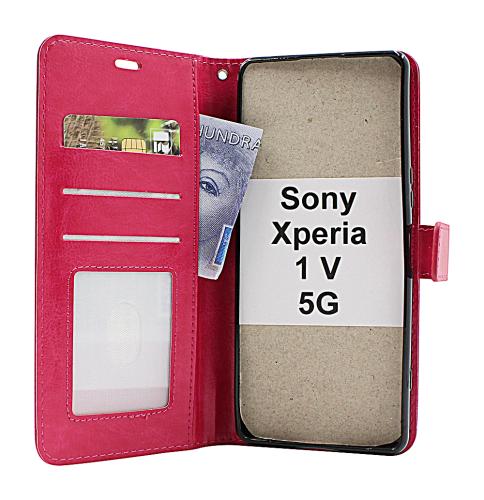 billigamobilskydd.se Crazy Horse Lompakko Sony Xperia 1 V 5G (XQ-DQ72)