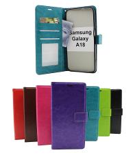 Coverin Crazy Horse Samsung Galaxy A18 LTE Puhelimen Kuoret