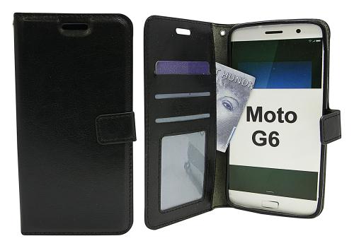 billigamobilskydd.se Crazy Horse Lompakko Motorola Moto G6