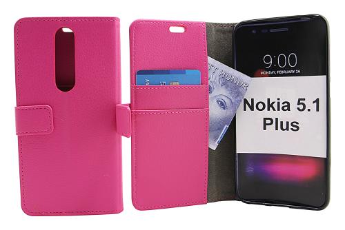 billigamobilskydd.se Jalusta Lompakkokotelo Nokia 5.1 Plus