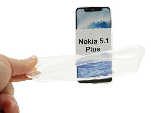 billigamobilskydd.se Ultra Thin TPU Kotelo Nokia 5.1 Plus