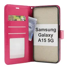 Coverin Crazy Horse Lompakko Samsung Galaxy A15 5G