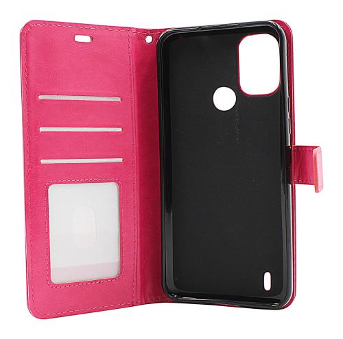 billigamobilskydd.se Crazy Horse Lompakko Nokia C21 Plus