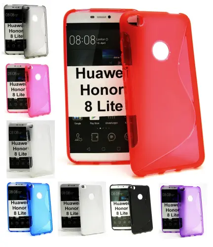 billigamobilskydd.se S-Line TPU-muovikotelo Huawei Honor 8 Lite
