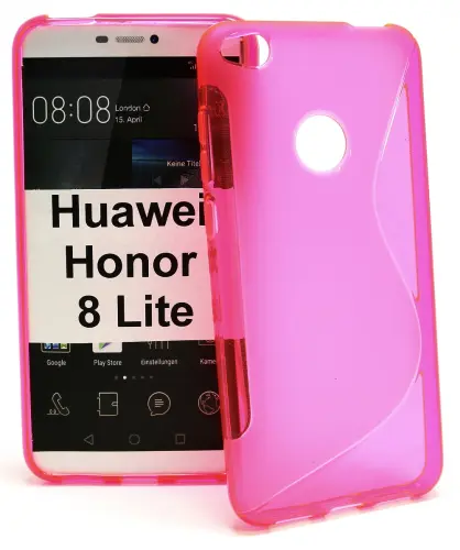 billigamobilskydd.se S-Line TPU-muovikotelo Huawei Honor 8 Lite