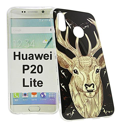 billigamobilskydd.se TPU-Designkotelo Huawei P20 Lite