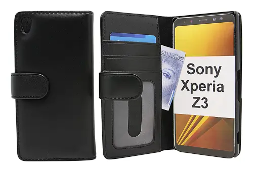 Coverin Skimblocker Lompakkokotelot Sony Xperia Z3 (D6603)