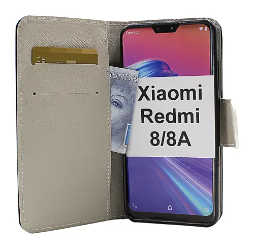 billigamobilskydd.se Kuviolompakko Xiaomi Redmi 8/8A