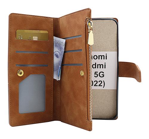 billigamobilskydd.se XL Standcase Luksuskotelo puhelimeen Xiaomi Redmi 10 5G (2022)