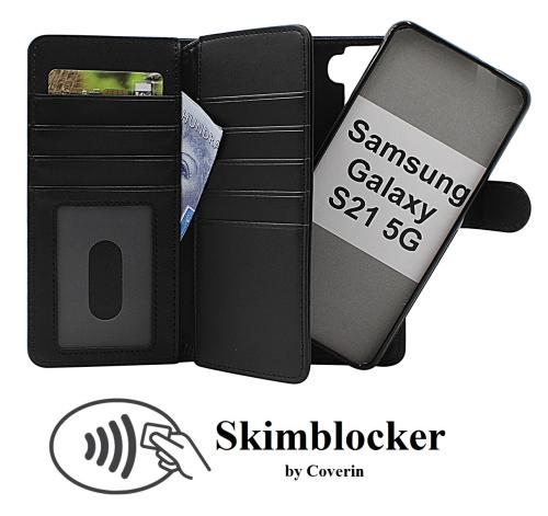 Coverin Skimblocker XL Magnet Wallet Samsung Galaxy S21 5G (G991B)