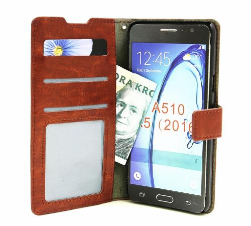 Coverin Crazy Horse Lompakko Samsung Galaxy A5 2016 (A510F)