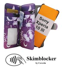 Coverin Skimblocker XL Magnet Designwallet Sony Xperia 10 III (XQ-BT52)