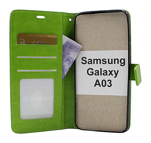 billigamobilskydd.se Crazy Horse Lompakko Samsung Galaxy A03 (A035G/DS)