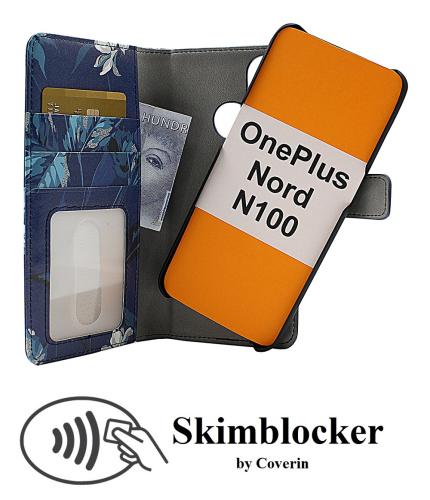 Coverin Skimblocker Design Magneettilompakko OnePlus Nord N100