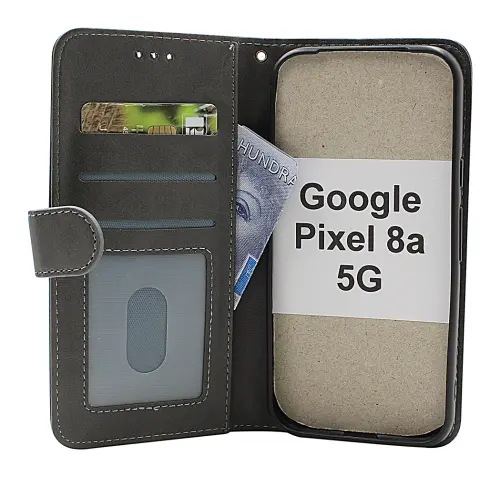 billigamobilskydd.se Zipper Standcase Wallet Google Pixel 8a 5G