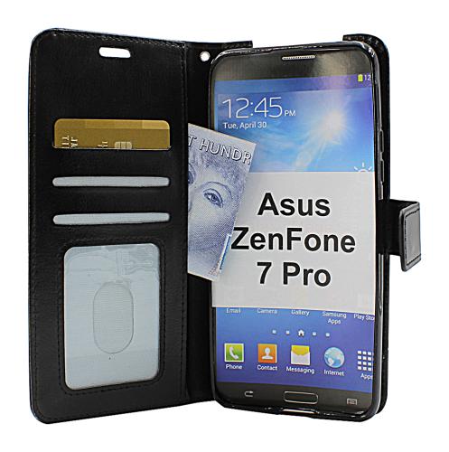 billigamobilskydd.se Crazy Horse Lompakko Asus ZenFone 7 Pro (ZS671KS)