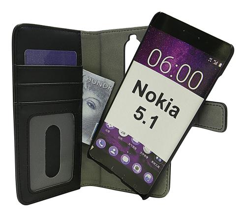 Coverin Skimblocker Magneettikotelo Nokia 5.1