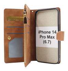 billigamobilskydd.se XL Standcase Luksuskotelo puhelimeen iPhone 14 Pro Max (6.7)