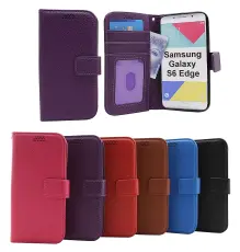 billigamobilskydd.se New Jalusta Lompakkokotelo Samsung Galaxy S6 Edge (G925F)