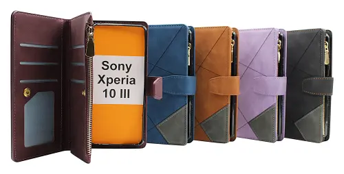 billigamobilskydd.se XL Standcase Luksuskotelo puhelimeen Sony Xperia 10 III (XQ-BT52)
