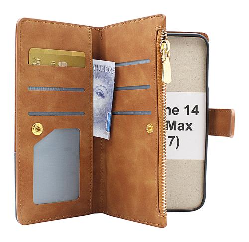 billigamobilskydd.se XL Standcase Luksuskotelo puhelimeen iPhone 14 Pro Max (6.7)