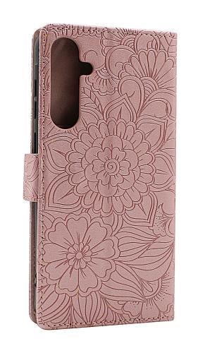 billigamobilskydd.se Flower Standcase Wallet Samsung Galaxy A35 5G