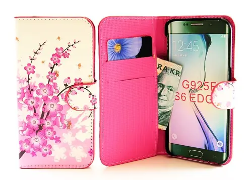 billigamobilskydd.se Jalusta Lompakkokotelo Samsung Galaxy S6 Edge (SM-G925F)