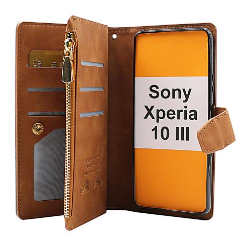billigamobilskydd.se XL Standcase Luksuskotelo puhelimeen Sony Xperia 10 III (XQ-BT52)