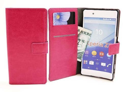 billigamobilskydd.se Crazy Horse Lompakko Sony Xperia Z5 (E6653)