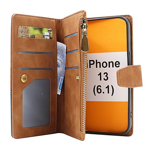 billigamobilskydd.se XL Standcase Luksuskotelo puhelimeen iPhone 13 (6.1)