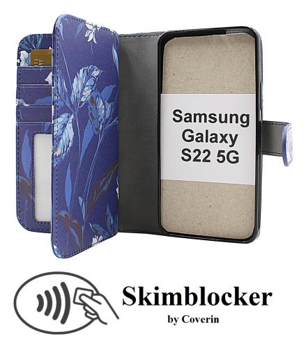 Coverin Skimblocker XL Magnet Designwallet Samsung Galaxy S22 5G