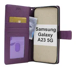 Coverin New Jalusta Lompakkokotelo Samsung Galaxy A23 5G (A236B)