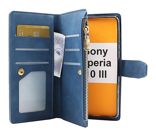billigamobilskydd.se XL Standcase Luksuskotelo puhelimeen Sony Xperia 10 III (XQ-BT52)