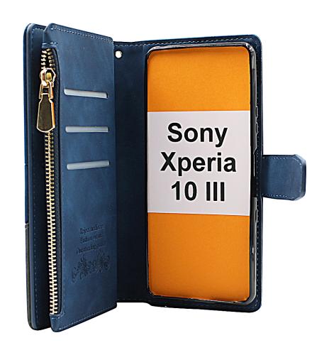 billigamobilskydd.se XL Standcase Luksuskotelo puhelimeen Sony Xperia 10 III (XQ-BT52)