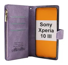 billigamobilskydd.se XL Standcase Luksuskotelo puhelimeen Sony Xperia 10 III (XQ-BT52)