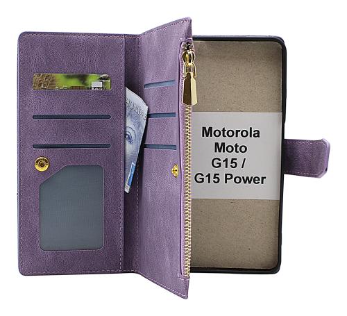 billigamobilskydd.se XL Motorola Moto G15 / G15 Power Ylellisyyttä Puhelimen Kuoret