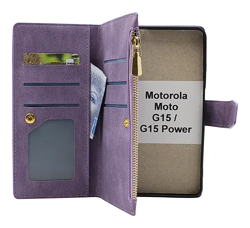 billigamobilskydd.se XL Motorola Moto G15 / G15 Power Ylellisyyttä Puhelimen Kuoret